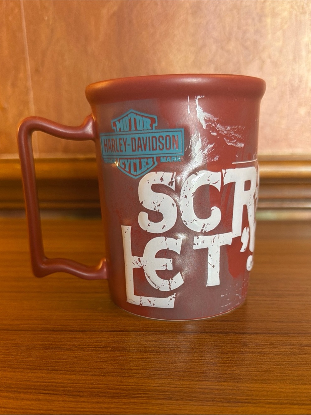 Harley Davidson Motorcycles Logo Screw It Let's Ride! Coffee Mug